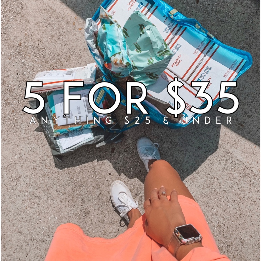 5 FOR $35 SALE! anything $25 & under
